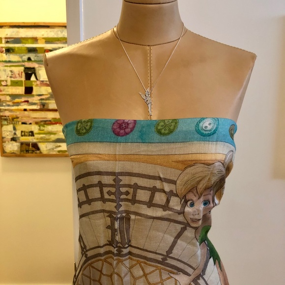 Disney Tinker Bell Sterling Silver Necklace - Picture 2 of 10